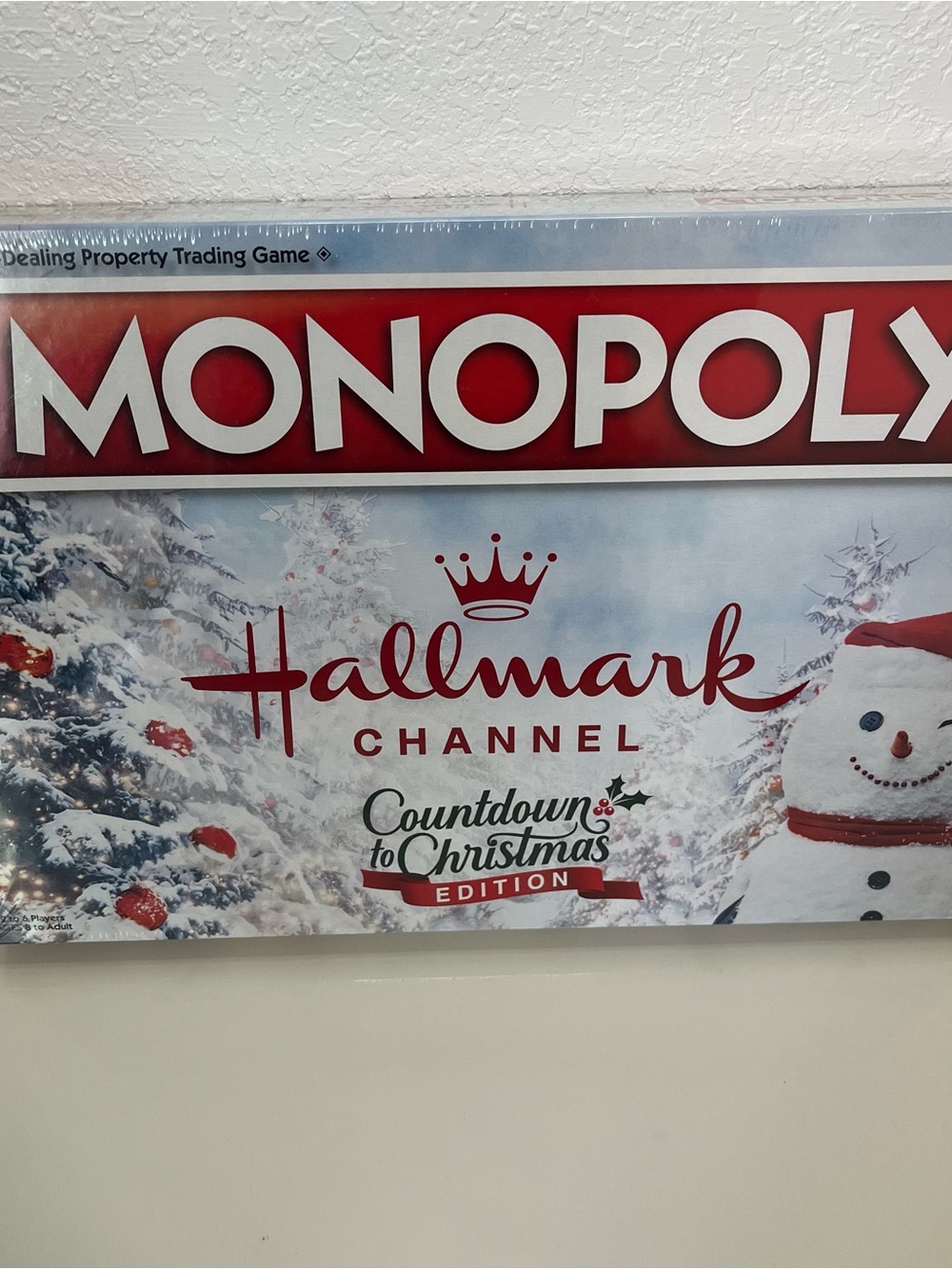 Hallmark Channel Monopoly Countdown to Christmas - Red and White